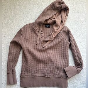 Little Bipsy Toddler Waffle Hooded Henley
